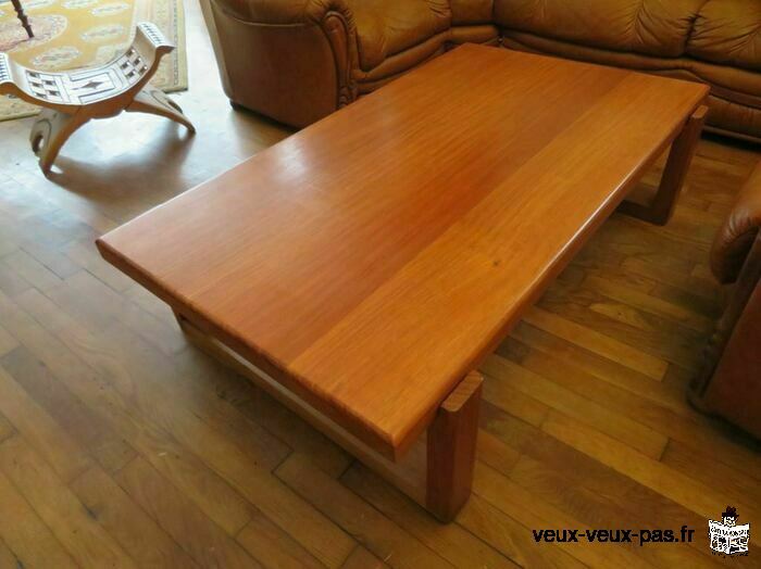 Sell a living room coffee table made of exotic solid wood
