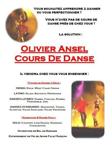 Olivier Ansel Cours De Danse : Chez vous pour vous !
