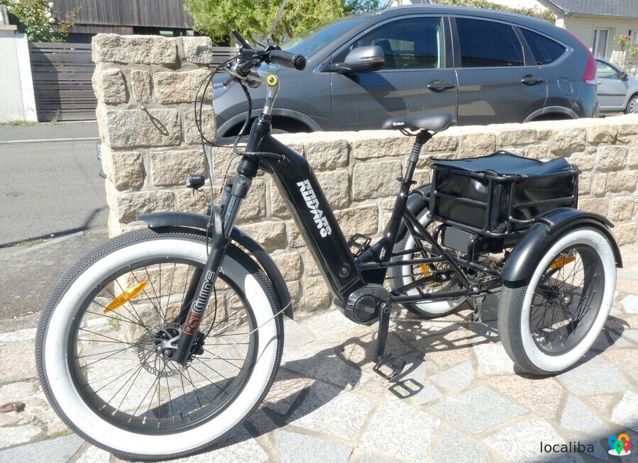 Tricycle adulte assistance électrique marque RODARS-BIKELEC