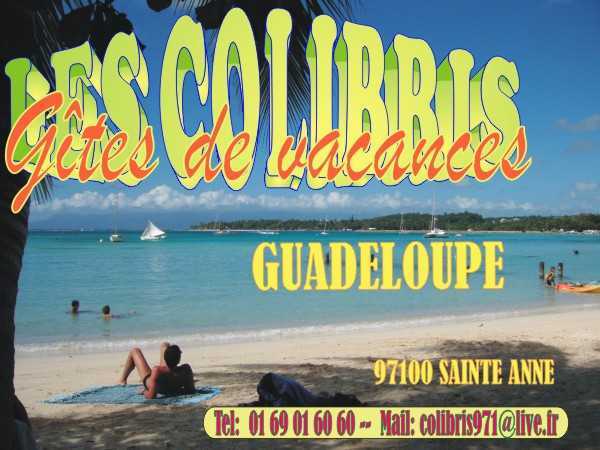 Gîte Les Colibris Guadeloupe - Sainte Anne