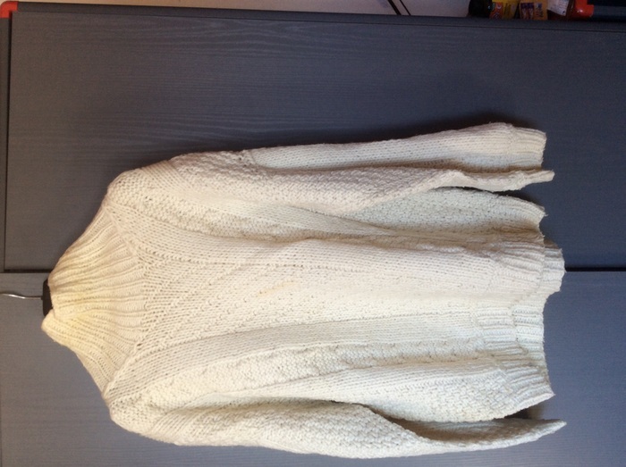 Pull en laine blanc (XL)