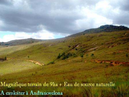 AFFAIRE à SAISIR! Magnifique terrain de 9ha + source naturelle à exploiter à Madagascar