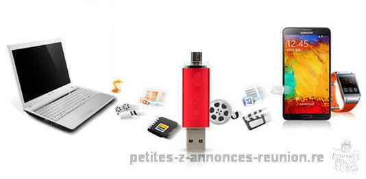 Clé USB OTG 512go pour PC, GSM et Tablette