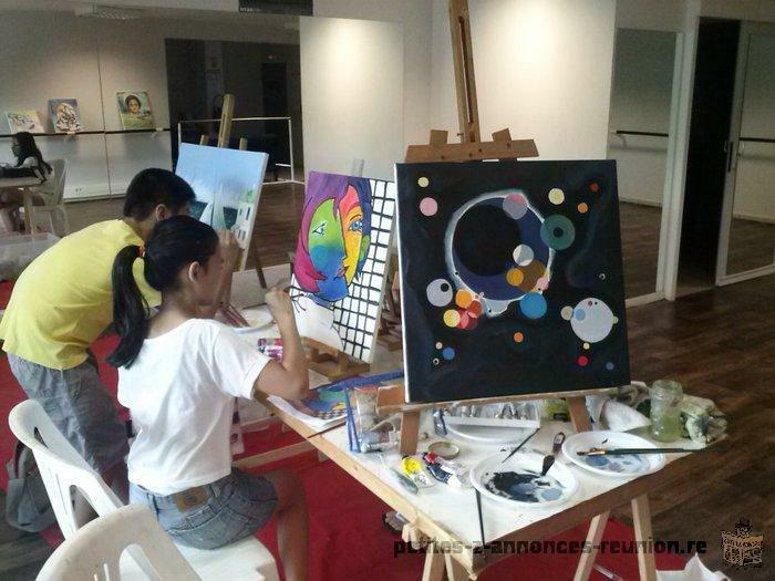 Cours de peinture pour adultes et enfants débutants