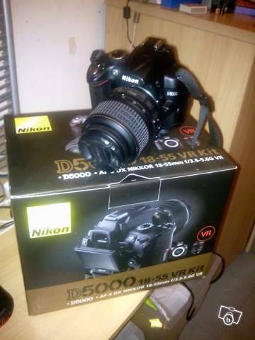 Nikon D5000 + Sac + Trepied + Carte Memoire 16gb