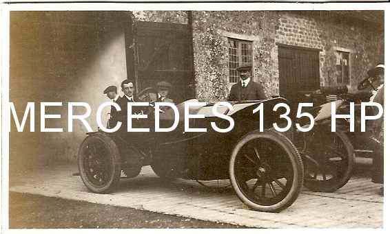 Photo originale Mercedes 135 HP grand prix 1908