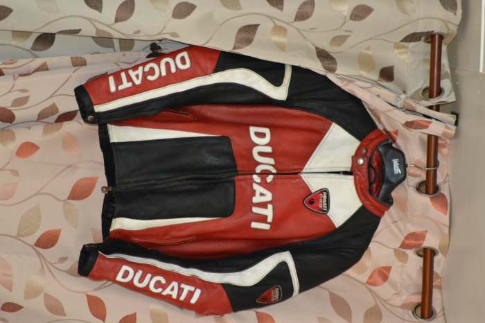Veste moto cuir original Daytona Ducati Corse