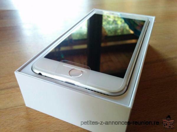 iPhone 6 64 Go blanc + Leather case + protecteur