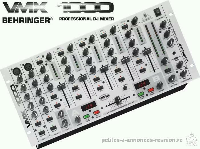 table mixage behringer