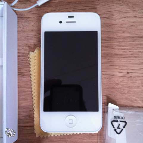 Iphone4S64Goblanc_Coque_Ecouteur_Câble/Garantie