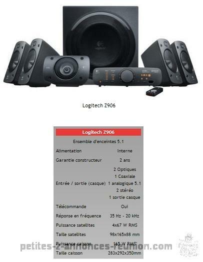 LOGITECH 5.1 Z906 tout à fait NEUF