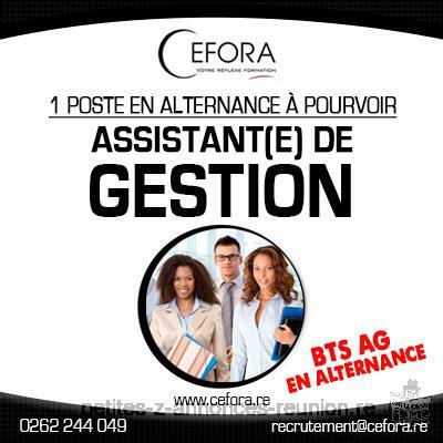 POSTE Assistant(e) de Gestion - LE PORT - ALTERNANCE