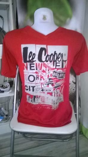 T shirt Lee Cooper rouge Homme