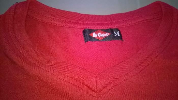 T shirt Lee Cooper rouge Homme