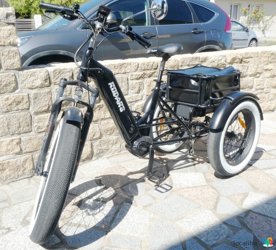 Tricycle adulte assistance électrique marque RODARS-BIKELEC