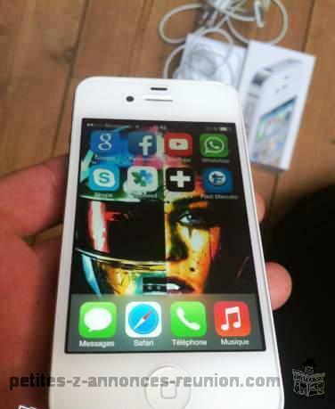 Vends Iphone S4 BLANC 32go