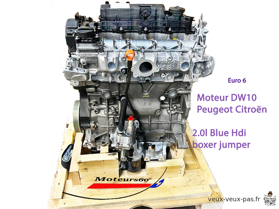 moteur Citroen jumper peugeot boxer 2.0l adblue-dw10