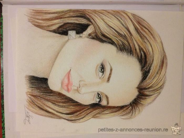 portrait d'Angelina Jolie