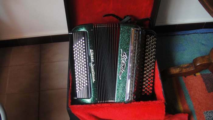 vend accordeon Verde artist C 96 à boutons , chromatique
